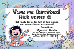 Space Pals Cute Space Font for Kids &amp; Playful Projects Product Image 4