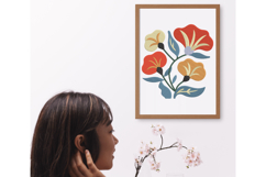 Modern Blooming Branch Abstract Embroidery Design Product Image 4