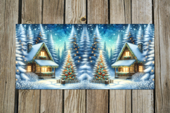 Christmas moods | 4 watercolor xmas Sublimation Mug designs Product Image 4