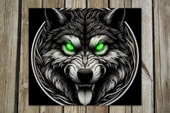 Embroidery wolf | 8 skinny tumbler Sublimation designs Product Image 4