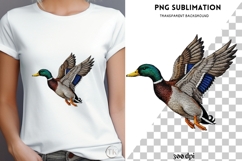 Flying duck png design for T-shirts Product Image 4