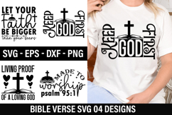 Bible Verse SVG Design - Let your faith be bigger than your Product Image 1