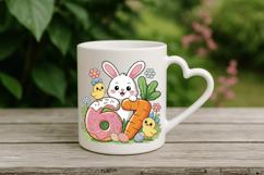 Happy Easter 67 Bunny &amp; chick PNG Sublimation | Happy Easter Product Image 4