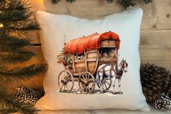 Western Christmas Cowboy Clipart Sublimation, Christmas PNG Product Image 4