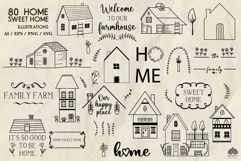 Home sweet home Svg Png Eps Product Image 4