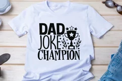 Dad Joke Champion Svg, Father's Day Svg, Funny Dad Svg. Product Image 5