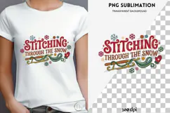 Christmas crochet png design for T-shirts Product Image 4