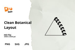 Clean Botanical Layout Product Image 1