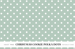 Christmas Cookies Polka Dot Digital Patterns Product Image 6