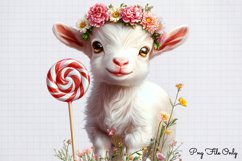 Lollipop Animals Clipart PNG Product Image 1