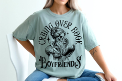 The Reader Club SVG PNG Skeleton Reader Gothic Book Lover Product Image 4