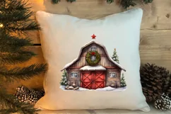 Christmas Farm Animals Clipart, Christmas PNG Product Image 4