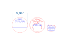 Hello Pumpkin SVG laser cut files for Glowforge Product Image 4