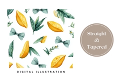 Mango Tumbler Wrap Design, Cute Bows Tumbler Template Product Image 4
