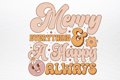 Retro Groovy Christmas SVG Product Image 4