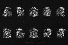 10 Bundle Dark Art Girls Pirates Woman Skull Ship Sea Boot Product Image 6