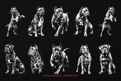 10 Bundle Dark Art Cane Corso Dog Beast Pitbull Doggy Doggo Product Image 6