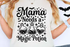 Mama Needs A Magic Potion Svg, Halloween Mom Svg. Product Image 5