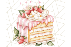 Pastel Tea Clip Art PNG with Sweets and Floral Accents Product Image 4