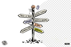 Halloween Signage PNG Clipart Product Image 1