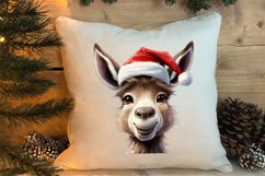 Christmas Farm Animal Peeking Clipart Sublimation Product Image 4