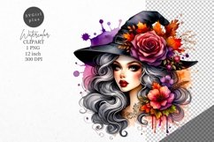 Halloween clipart, Witch clipart, Autumn clipart Product Image 1
