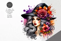 Halloween clipart, Witch clipart, Autumn clipart Product Image 1