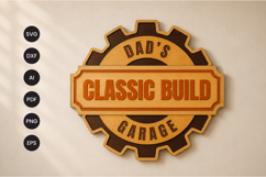 Dad’s Garage Laser Cut SVG Product Image 1