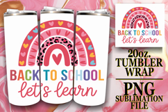 Whimsical views 20oz tumbler wrap, Back To School Product Image 1