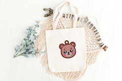 Cute Bear Keychain Embroidery Design Product Image 5