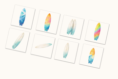 20 Colorful Surfboard Clipart Bundle Product Image 5