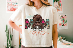 Best Mom Ever PNG sublimation | Mother's Day PNG T-Shirt Product Image 3