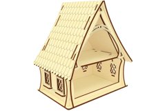 Fairy dollhouse - laser cut fies, SVG plan Fantasy dollhouse Product Image 7