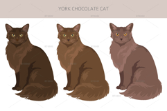 York Chocolate cat clip art Product Image 3