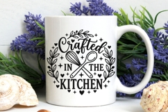 Crafted In The Kitchen Svg, Farmhouse Kitchen Svg. Product Image 5