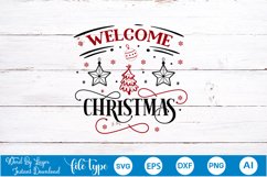 Welcome Christmas SVG Design | Christmas SVG Design Product Image 4