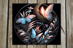Magic Butterfly | black tumbler Sublimation design bundle Product Image 4