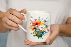 Autumn watercolor flower bouquets Product Image 4