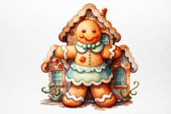 Gingerbread Man Sublimation Clipart PNG Product Image 4