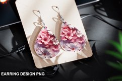 Valentines Day Teardrop Sublimation- Valentines Day Earring Product Image 1