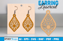Mandala Earring Lasercut BUNDLES Product Image 5