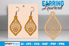 Mandala Earring Lasercut BUNDLES Product Image 8