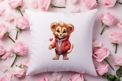 Valentines Day Animals Clipart, Valentines Couple Product Image 4