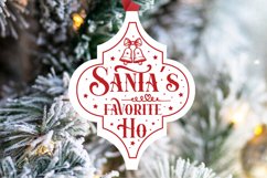 Naughty Christmas Arabesque Ornament SVG Bundle Product Image 3