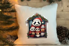 Cozy Christmas Family Animals Clipart , Christmas PNG Product Image 4