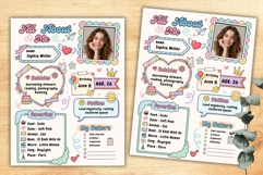 All About Me Canva Template Product Image 4