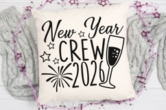 New Year Crew Svg, New Years Svg, New Year Crew 2026 Svg. Product Image 5