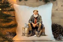 Funny Christmas Boy At Home Clipart Sublimation Product Image 4