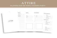 Wedding Planner Letter Size Serif Font Over 150 Pages Product Image 4