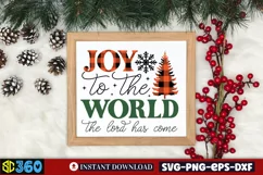 Joy to the world the lord has come SVG, Christmas SVG Product Image 3